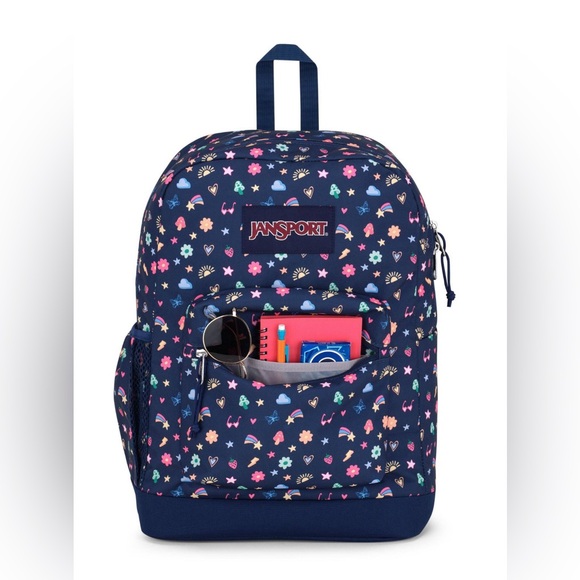 New JanSport Cross Town Plus 17" Backpack - Slice of Fun - Picture 4 of 7